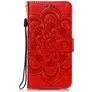Mobigear Mandala iPhone 11 Pro Hoesje Bookcase Portemonnee - Rood
