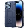 Mobigear Rugged Shield iPhone 14 Pro Hoesje Flexibel TPU Backcover Shockproof - Blauw