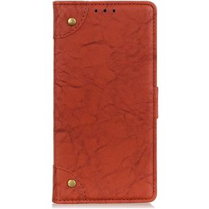 Mobigear Ranch OPPO Reno 4 Hoesje Bookcase Portemonnee - Bruin
