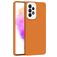 Mobigear Colors Samsung Galaxy A73 Hoesje Flexibel TPU Backcover - Cognac