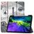 Mobigear Tri-Fold Gel iPad Pro 11 Inch (2022) Hoes TPU,Kunstleer Bookcase + Stylus Houder - Eiffeltoren