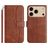 Mobigear S Line iPhone 17 Pro Hoesje Bookcase Portemonnee - Bruin