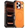 Mobigear Airbag Shockproof iPhone 17 Pro MagSafe Hoesje Hardcase Backcover Shockproof - Oranje