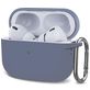 Mobigear Classic Apple AirPods Pro 2 Hoesje Flexibel Siliconen - Paars