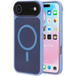 Mobiparts Hardcover iPhone Air MagSafe Hoesje Hardcase Backcover - Satin Light Blue