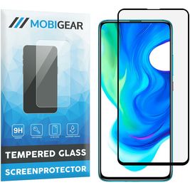 Mobigear Premium POCO F2 Pro Glazen Screenprotector - Case Friendly - Zwart