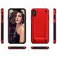 Mobigear Slim Armor iPhone XS Max Hoesje Hardcase Backcover Shockproof - Rood