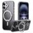 Mobigear Frosted Mag iPhone 17 MagSafe Hoesje Hardcase Backcover met Standaard - Grijs