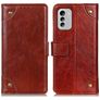Mobigear Ranch Nokia G60 5G Hoesje Bookcase Portemonnee - Bruin