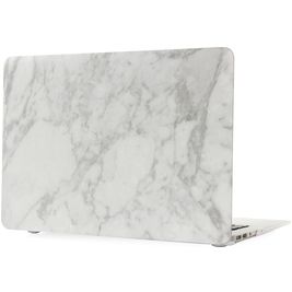 Mobigear Marble MacBook 12 Inch (2015-2017) Hoes Hardshell Laptopcover MacBook Case - Grijs - Model A1534