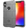 Mobigear Rugged Shield Motorola One Power Hoesje Flexibel TPU Backcover Shockproof - Grijs