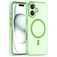 Mobigear Shockproof iPhone 16 MagSafe Hoesje Flexibel TPU Backcover - Groen