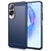 Mobigear Brushed Slim Honor 90 Lite Hoesje Flexibel TPU Backcover - Blauw