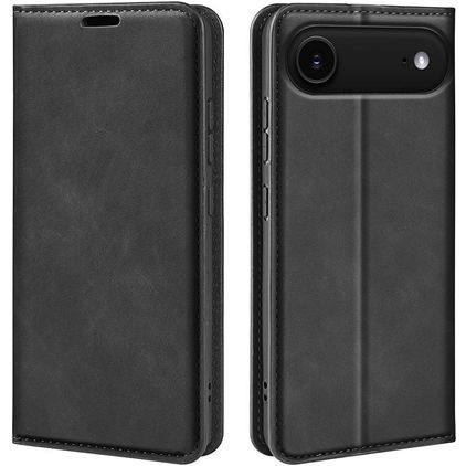 Mobigear Retro Slim iPhone Air Hoesje Bookcase Portemonnee - Zwart