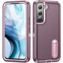 Mobigear Rugged Stand Samsung Galaxy S23 Plus Hoesje Hardcase Backcover Shockproof met Standaard - Paars