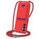 Mobigear Lanyard Card Samsung Galaxy A16 Siliconen Hoesje met koord en Pasjeshouder - Rood