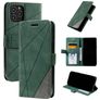 Mobigear Rhombus iPhone 12 Hoesje Bookcase Portemonnee - Groen