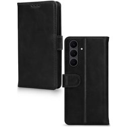 Mobilize Premium Gelly Samsung Galaxy S25 FE Hoesje Bookcase Portemonnee - Zwart