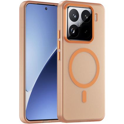 Mobigear Shockproof Xiaomi 15 Pro MagSafe Hoesje Hardcase Backcover - Oranje