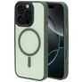 Mobiparts Hardcover iPhone 16 Pro MagSafe Hoesje Hardcase Backcover - Satin Green