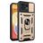 Mobigear Armor Ring Cam Slide Motorola Edge 40 Pro Hoesje Hardcase Backcover Shockproof met Ringhouder en Camera Slider - Goud