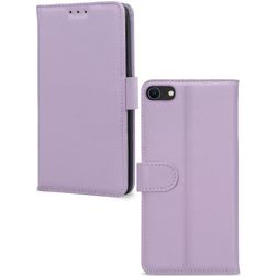 Mobilize Premium Gelly Wallet iPhone SE (2020) Hoesje Bookcase Portemonnee - Paars