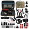 Puluz GoPro Mount Accessoires Starter Pack 45 Delig + Opbergtas Army