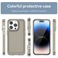 Mobigear Crystal iPhone 15 Pro Hoesje Flexibel TPU Backcover - Grijs