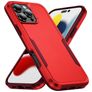 Mobigear Heavy Armor iPhone 16 Pro Max Hoesje Hardcase Backcover Shockproof - Rood