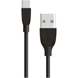 Mobiparts USB-A naar USB-C Kabel 0.5 Meter - Zwart