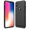 Mobigear Brushed Slim iPhone XS Max Hoesje Flexibel TPU Backcover - Zwart