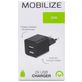 Mobilize Dual USB Oplader 24W - Zwart