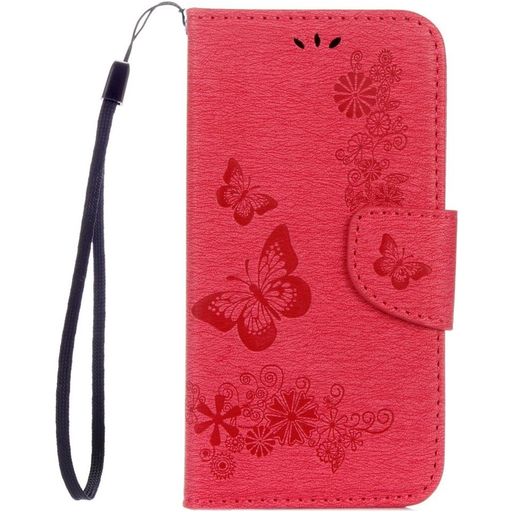Mobigear Butterfly Samsung Galaxy S8 Hoesje Bookcase Portemonnee - Rood