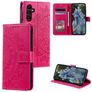 Mobigear Mandala Samsung Galaxy S25 FE Hoesje Bookcase Portemonnee - Rood