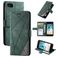 Mobigear Rhombus iPhone SE (2020) Hoesje Bookcase Portemonnee - Groen