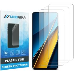 Mobigear POCO X6 Screenprotector Folie - Case Friendly (3-Pack)