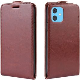 Mobigear iPhone 11 Hoesje Flipcase - Bruin