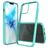 Mobigear Crystal iPhone 12 Pro Max Hoesje Hardcase Backcover - Transparant / Turquoise