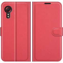 Mobigear Classic Samsung Galaxy Xcover 5 Hoesje Bookcase Portemonnee - Rood