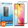Mobigear Premium Xiaomi Mi Note 10 Lite Glazen Screenprotector - Case Friendly - Zwart (2-Pack)
