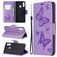 Mobigear Butterfly Samsung Galaxy A20s Hoesje Bookcase Portemonnee - Paars