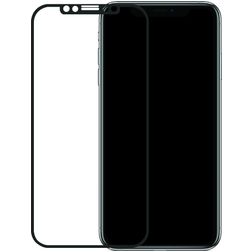 Mobilize Premium iPhone XS Max Glazen Screenprotector - Case Friendly - Zwart