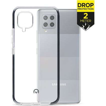 Mobilize Shatterproof Samsung Galaxy A42 Hoesje Hardcase Backcover Shockproof - Transparant / Zwart