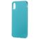 Mobigear Colors iPhone XS Max Hoesje Flexibel TPU Backcover - Turquoise