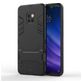 Mobigear Armor Stand Huawei Mate 20 Pro Hoesje Hardcase Backcover Shockproof met Standaard - Zwart