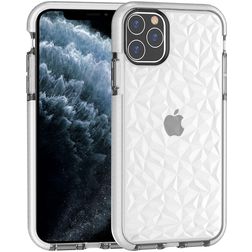 Mobigear Diamond iPhone 11 Pro Hoesje Hardcase Backcover - Wit