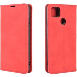 Mobigear Retro Slim Xiaomi Redmi 9C Hoesje Bookcase Portemonnee - Rood