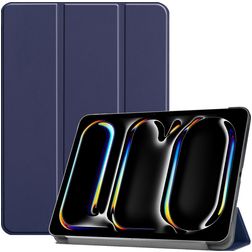 Mobigear Tri-Fold iPad Pro 13 Inch (2024) Hoes Bookcase - Donkerblauw