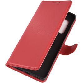 Mobigear Classic Motorola Edge Plus Hoesje Bookcase Portemonnee - Rood