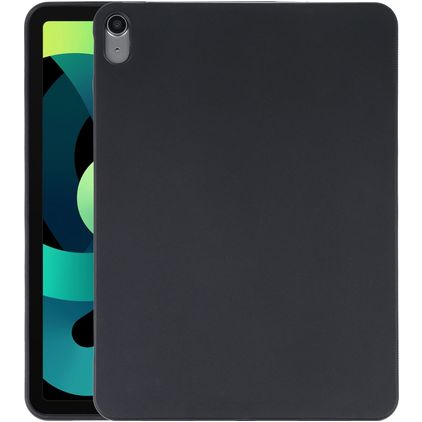 Mobigear Basics Dunne iPad Air 4 (2020) Hoes Flexibel TPU Backcover - Zwart
